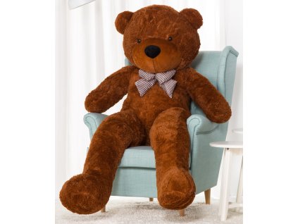Plyšový medvěd Classico 190 cm - hnědý (Barva Hnědá, Velikost 190 cm)