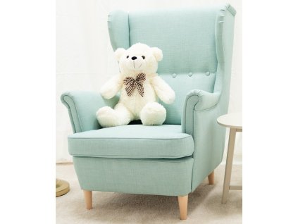 Plyšový medvěd Classico 70 cm - bílý (Barva Bílá, Velikost 70 cm)