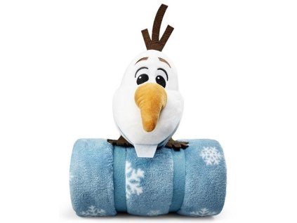 plysovy Olaf s dekou