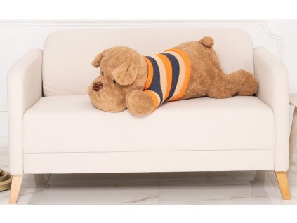 plysovy pes Dexter hnedy 100