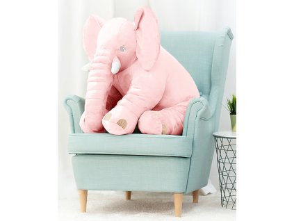 plysovyslonelephant ruzovy 70