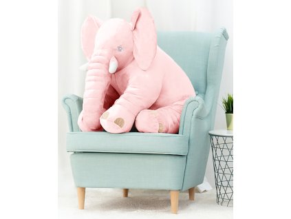 plysovyslonelephant ruzovy 85