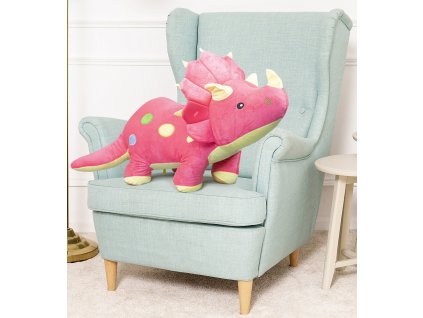 Triceratops Alex 100cm pink