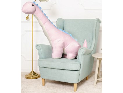 Plyšový dinosaurus Tobi 150 cm - růžový (Barva Růžová, Velikost 150 cm)