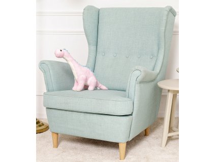 Plyšový dinosaurus Tobi 50 cm - růžový (Barva Růžová, Velikost 50 cm)