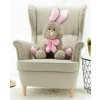 Plyšový králík Bunny 70 cm - béžový (Barva Béžová, Velikost 70 cm)