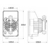 PMi dávkovacie čerpadlo Micon rozmerový výkres