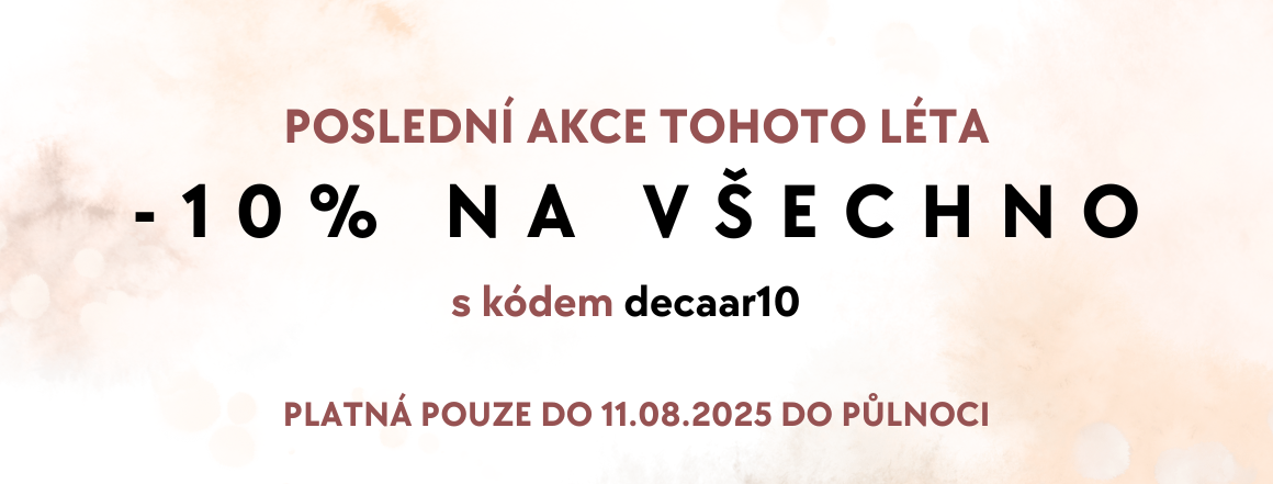 -10% na všechno s kódem décaar10