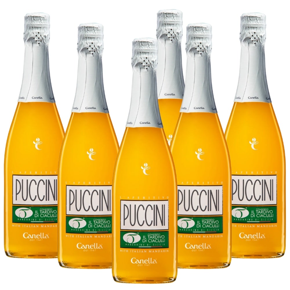 Canella Puccini Ciaculli cocktail sicilská mandarinka 5 % 6x0,75 l