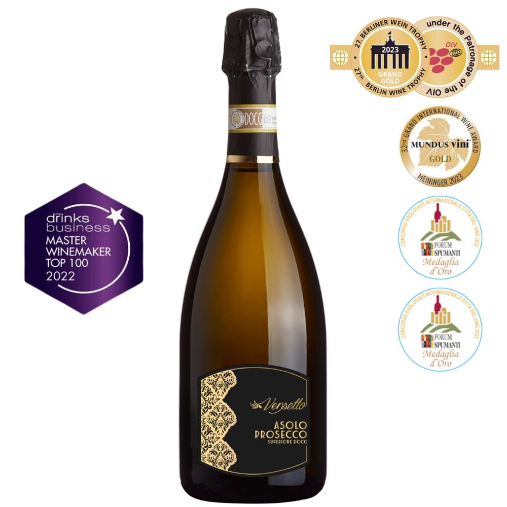 Versetto Prosecco Asolo DOCG Superiore Extra Dry 11 % 0,75 l