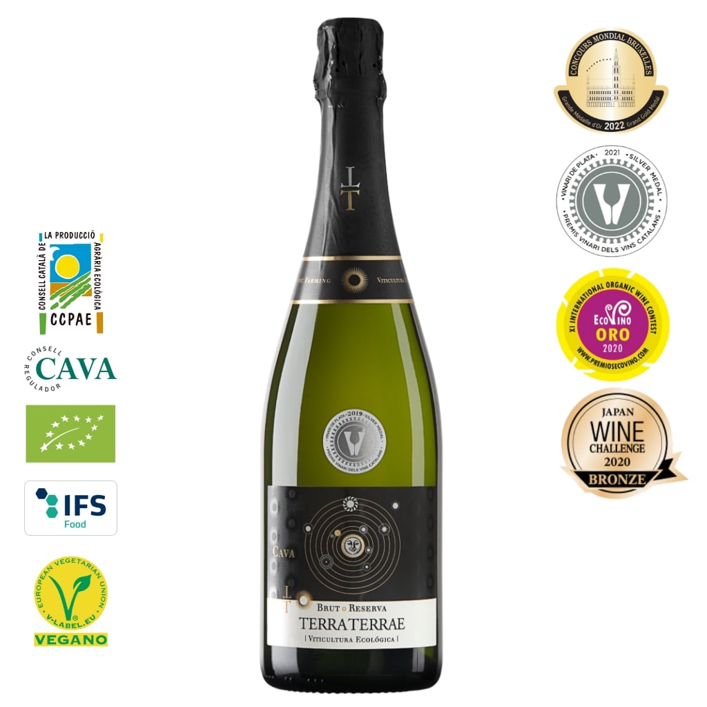 Covides Cava TERRA TERRAE Organic Brut Reserva 11,5 % 0,75 l