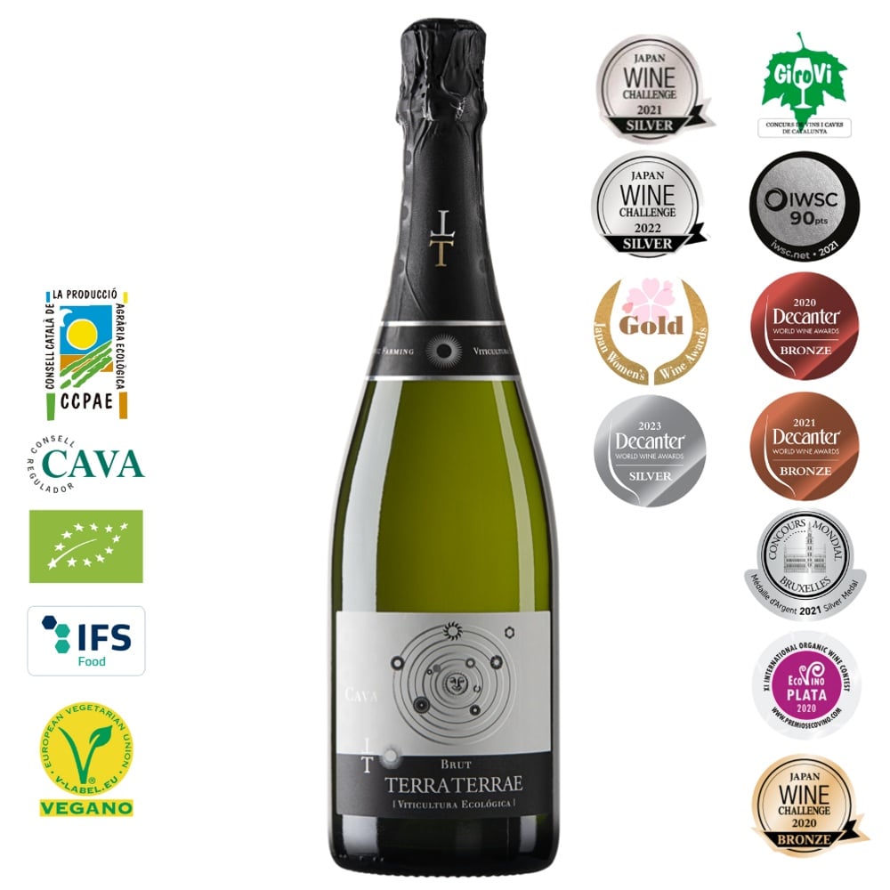 Covides Cava TERRA TERRAE Organic Brut 11,5 % 0,75 l