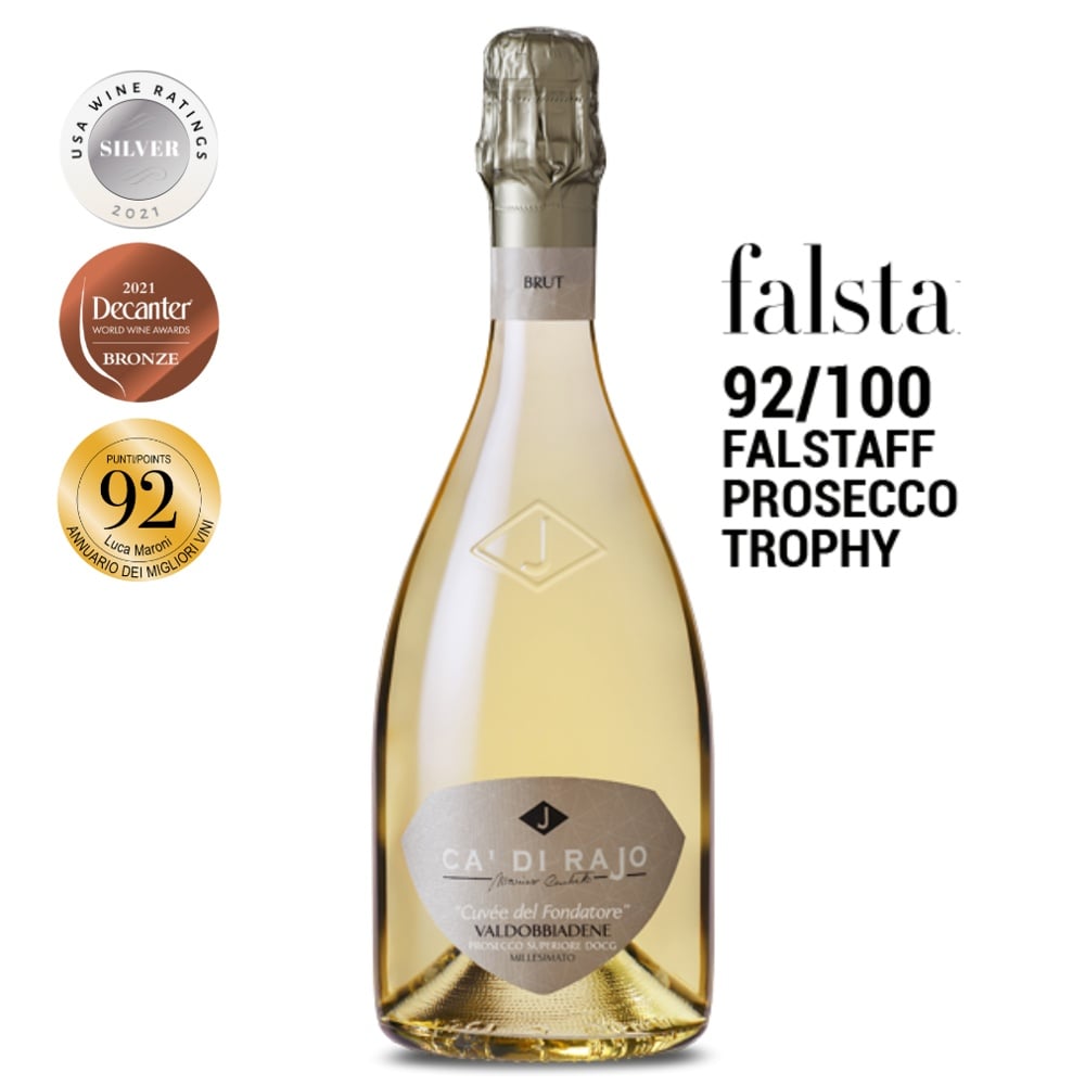 CA' DI RAJO Prosecco Valdobbiadene Millesimato DOCG Superiore Brut 11 % 0,75 l