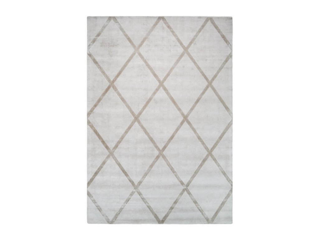 Kusový koberec Luxury 210 slonová kost / Taupe  Kusový koberec