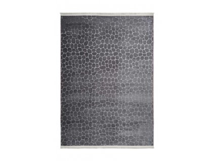 Kusový koberec Peri 110 Graphite  Kusový koberec s velmi jemným a příjemným povrchem. Protiskluzový podklad, možnost praní v pračce, 3D efekt.