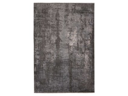 Kusový koberec Studio 901 Graphite  Kusový koberec s velmi jemným a příjemným povrchem. Vzhled ručního tkaní, vysoká hustota, bavlněná podložka, přírodní třásně, vintage vzhled. Lze prát