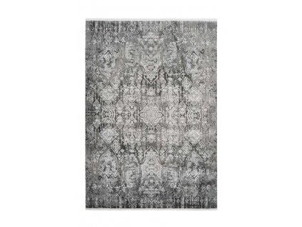 Kusový koberec Orsay 700 Grey  Kusový koberec s velmi jemným a příjemným povrchem. 3D efekt, vysoká hustota, třásně, bavlněná podložka.