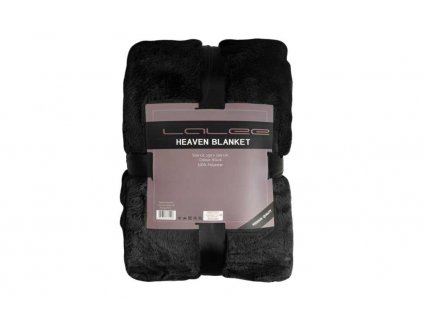 Deka Heaven Blanket Black  Měkká deka s velmi jemným a příjemným povrchem, vysoká hustota.