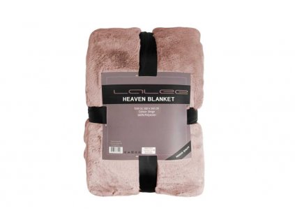 Deka Heaven Blanket Powder pink  Měkká deka s velmi jemným a příjemným povrchem, vysoká hustota.