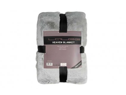 Deka Heaven Blanket Silver  Měkká deka s velmi jemným a příjemným povrchem, vysoká hustota.