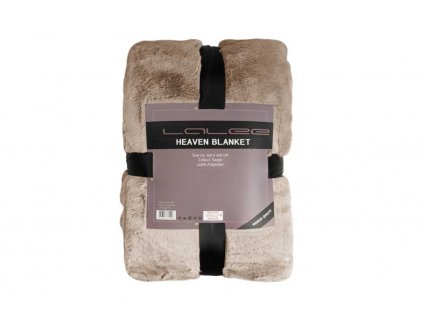 Deka Heaven Blanket Taupe  Měkká deka s velmi jemným a příjemným povrchem, vysoká hustota.
