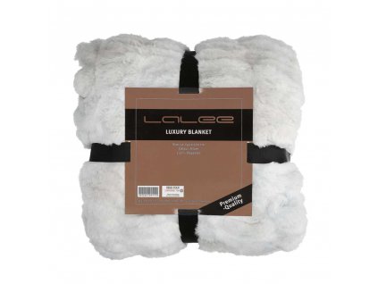 Deka Luxury Blanket Silver  Měkká deka s velmi jemným a příjemným povrchem, vysoká hustota. Reliéfní povrch.