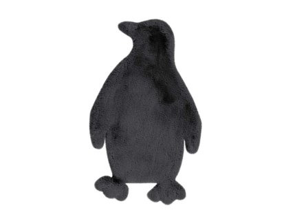 Dětský koberec Lovely Kids 525 Penguin Anthrazit Kusový koberec, super měkký na omak, koberec s motivem, aktuální barvy