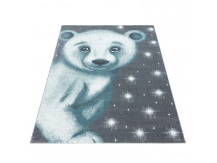 Dětský kusový koberec BAMBI 0810, Modrá  Dětský kusový koberec