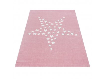 Dětský kusový koberec BAMBI 0870, Růžová  Dětský kusový koberec