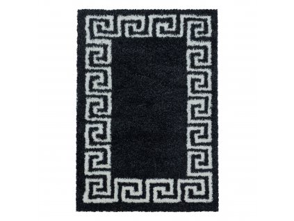 Kusový koberec HERA 3301, Antracitová  Kusový koberec