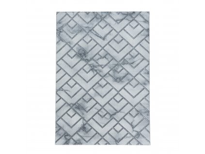 Kusový koberec NAXOS 3813, Stříbrná  Kusový koberec