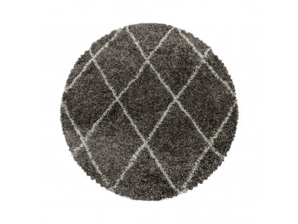 Kusový koberec ALVOR 3401, kulatý, Taupe  Kusový koberec, kulatý