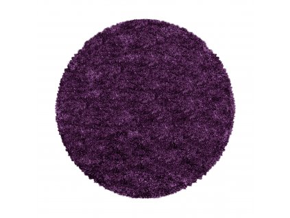 Kusový koberec FLUFFY 3500, kulatý, Lila  Kusový koberec, kulatý