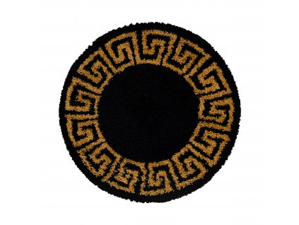 Kusový koberec HERA 3301, kulatý, Zlatá  Kusový koberec, kulatý