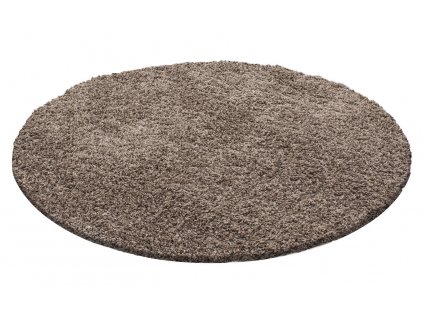 Kusový koberec LIFE 1500, kulatý, Mocca  Kusový koberec, kulatý