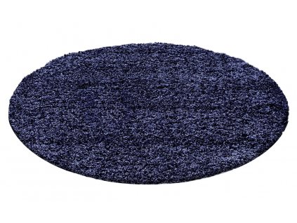 Kusový koberec LIFE 1500, kulatý, Modrá  Kusový koberec, kulatý