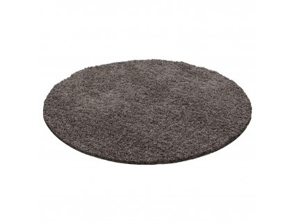 Kusový koberec LIFE 1500, kulatý, Taupe  Kusový koberec, kulatý