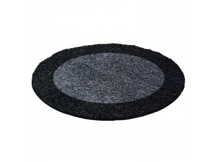 Kusový koberec LIFE 1503, kulatý, Antracitová  Kusový koberec, kulatý