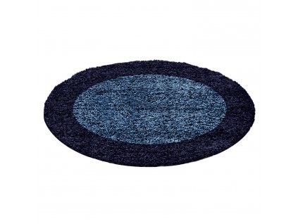 Kusový koberec LIFE 1503, kulatý, Modrá  Kusový koberec, kulatý