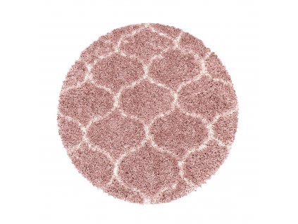 Kusový koberec SALSA 3201, kulatý, Růžová  Kusový koberec, kulatý