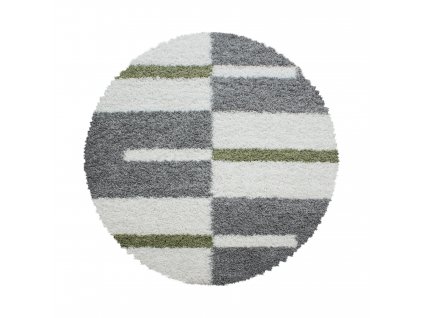 Kusový koberec GALA 2505, Zelená  Kulatý kusový koberec