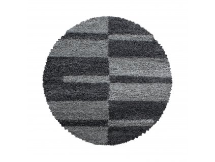 Kusový koberec GALA 2505, Šedá  Kulatý kusový koberec