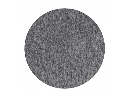 Kusový koberec NIZZA 1800, Šedá  Kulatý kusový koberec