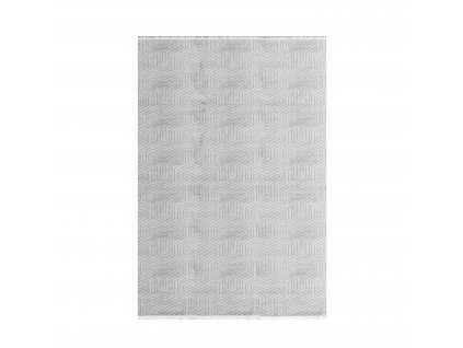 Kusový koberec STYLE 8901, Stříbrná  Kusový koberec