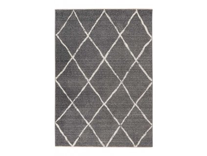 Kusový koberec Agadir 501 Silver  Kusový koberec s velmi jemným povrchem. Vzhled ruční práce, soft touch, přírodní třásně, bavlněná podložka.