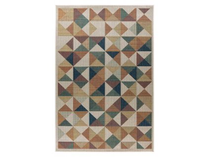 Kusový koberec Capri 303 Multi  Kusový koberec s velmi jemným povrchem. Ploše tkaný, outdoorová úprava, sisálový vzhled.