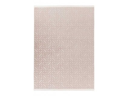 Kusový koberec Damla 210 Light Taupe  Kusový koberec s velmi jemným povrchem. Jemný polyester, moderní motiv, přírodní třásně, bavlněný rub.