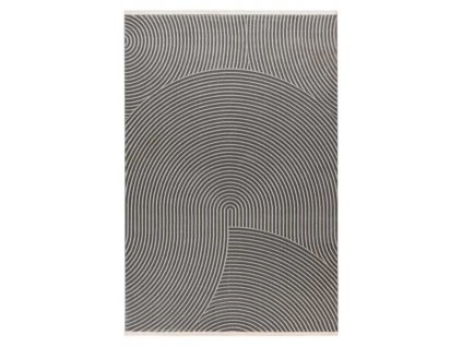 Kusový koberec Elif 402 Grey  Kusový koberec s velmi jemným povrchem. Jemný polypropylen, orientální motiv, přírodní třásně, bavlněný rub.