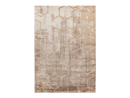 Kusový koberec Marmaris 405 Beige  Kusový koberec s velmi jemným, polypropylenovým povrchem. Lesk, vysoká hustota, 3 D efekt, podklad z juty.