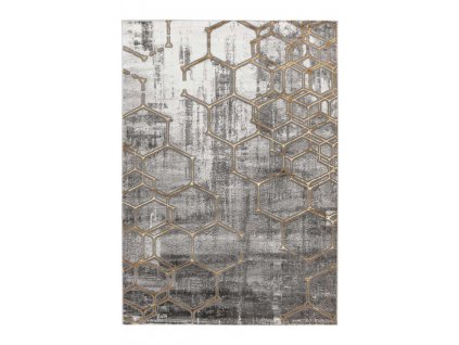 Kusový koberec Marmaris 405 Gold  Kusový koberec s velmi jemným, polypropylenovým povrchem. Lesk, vysoká hustota, 3 D efekt, podklad z juty.